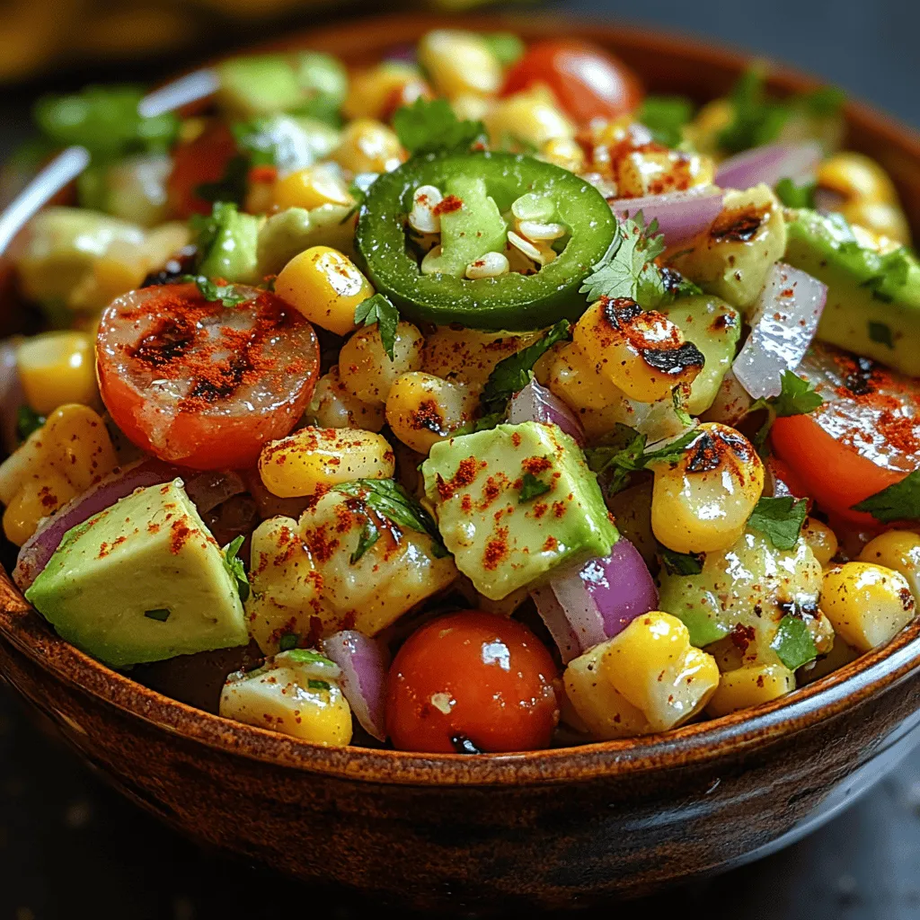 To create the perfect Smoky Grilled Corn and Avocado Salsa, it's essential to understand the role of each ingredient. Let's explore them in detail, highlighting their nutritional benefits and how they contribute to the overall flavor of the dish.