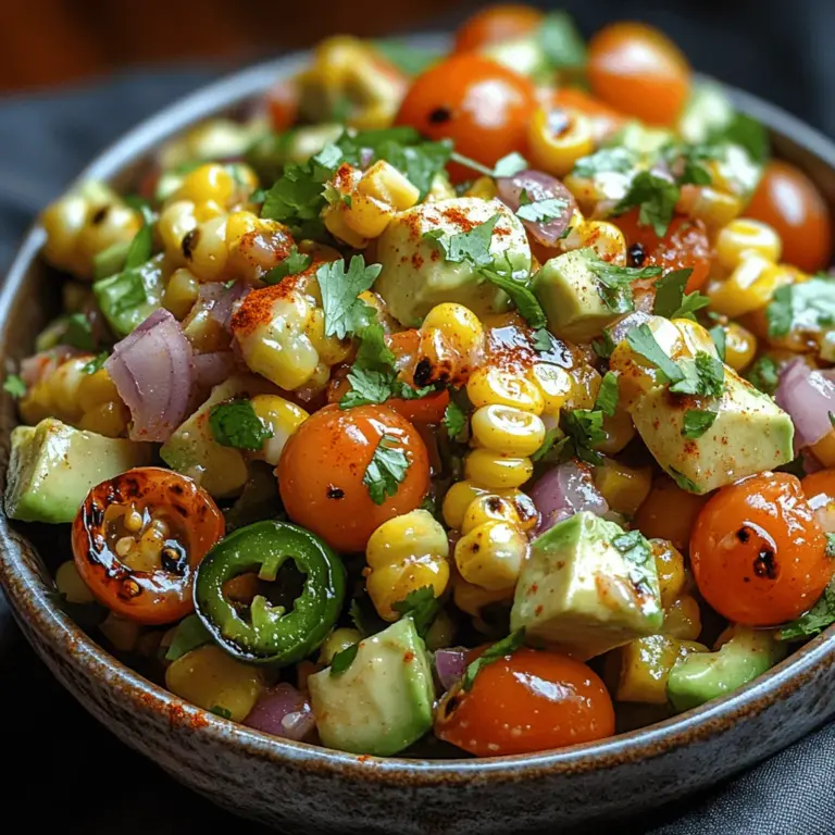 To create the perfect Smoky Grilled Corn and Avocado Salsa, it's essential to understand the role of each ingredient. Let's explore them in detail, highlighting their nutritional benefits and how they contribute to the overall flavor of the dish.