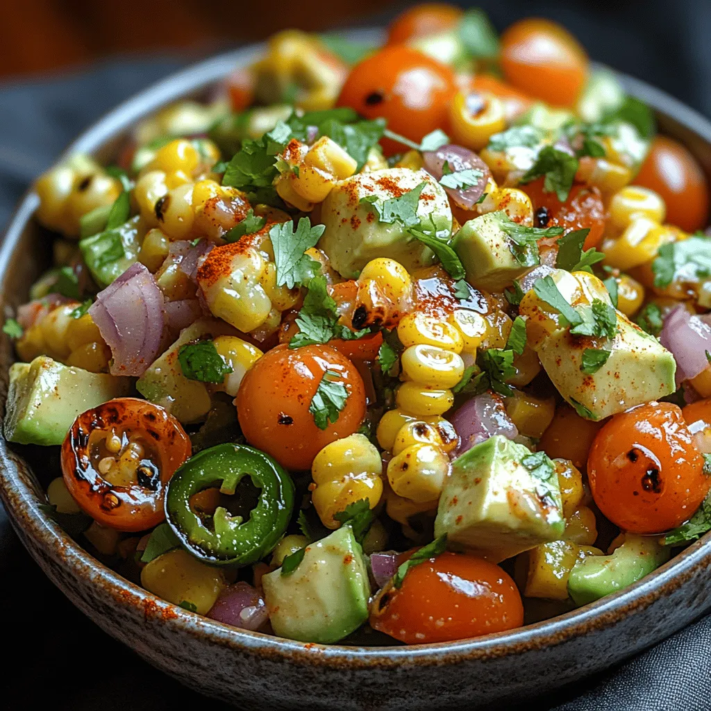 To create the perfect Smoky Grilled Corn and Avocado Salsa, it's essential to understand the role of each ingredient. Let's explore them in detail, highlighting their nutritional benefits and how they contribute to the overall flavor of the dish.