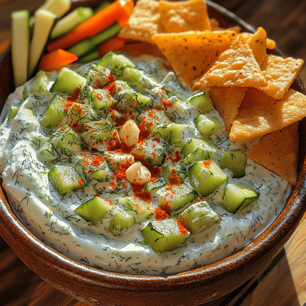 As the warm summer months roll in, the allure of outdoor gatherings and casual entertaining becomes undeniable. Whether it's a backyard barbecue, a picnic at the park, or a simple get-together with friends, dips play a crucial role in elevating the dining experience. They not only serve as tasty accompaniments but also set the tone for a fun and relaxed atmosphere. Among the myriad of options available, a Refreshing Creamy Cucumber Dill Dip stands out as a quintessential summer delight.
