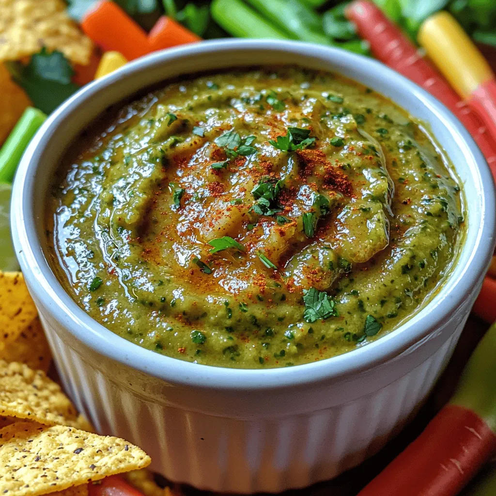 The Zesty Cilantro Lime Dream Dip is not just any dip; it’s a celebration of fresh, vibrant ingredients that work harmoniously to create a mouthwatering experience. Imagine the first taste of this dip, where the coolness of sour cream and mayonnaise meets the zesty brightness of lime juice and the earthy notes of cumin. Each ingredient plays a vital role in crafting a dip that is both creamy and refreshing.