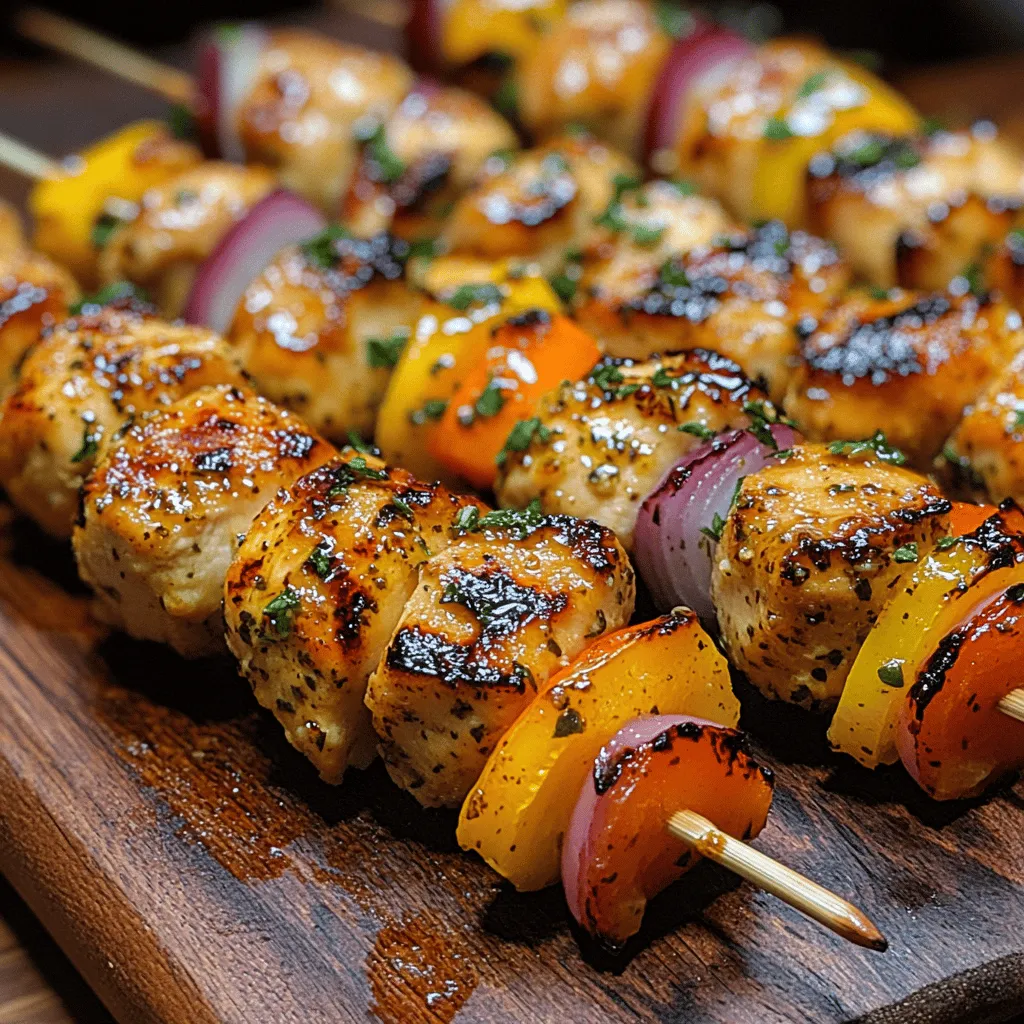 There’s something undeniably joyous about grilling, whether it’s the tantalizing aroma wafting through the air or the happy chatter of friends and family gathered around the barbecue. Cooking on skewers is an age-old tradition celebrated across many cultures, transforming simple ingredients into mouthwatering meals with minimal effort. Enter the Zesty Lemon Garlic Chicken Skewers—a delightful combination of fresh flavors that brings a burst of brightness to any gathering. This recipe is not just a feast for the taste buds but also a healthy option for those looking to indulge without guilt.