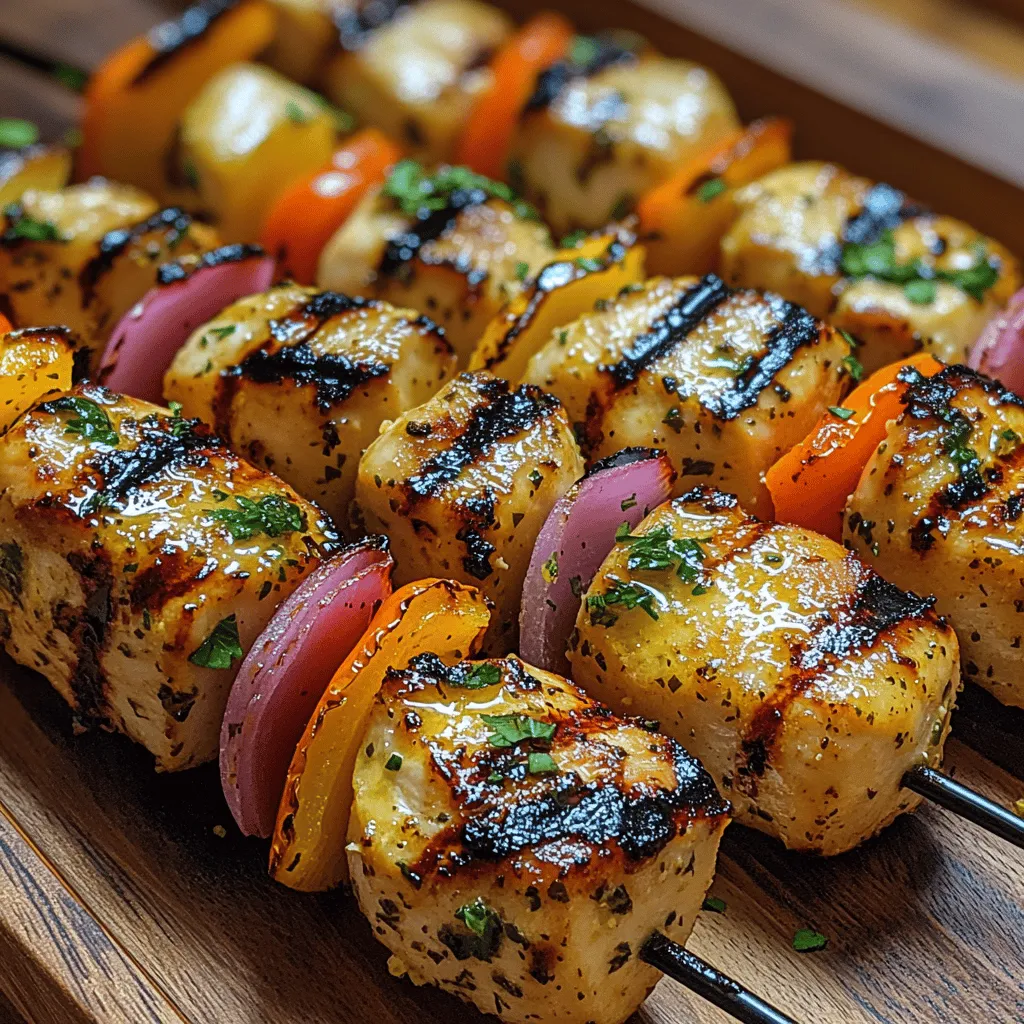 There’s something undeniably joyous about grilling, whether it’s the tantalizing aroma wafting through the air or the happy chatter of friends and family gathered around the barbecue. Cooking on skewers is an age-old tradition celebrated across many cultures, transforming simple ingredients into mouthwatering meals with minimal effort. Enter the Zesty Lemon Garlic Chicken Skewers—a delightful combination of fresh flavors that brings a burst of brightness to any gathering. This recipe is not just a feast for the taste buds but also a healthy option for those looking to indulge without guilt.