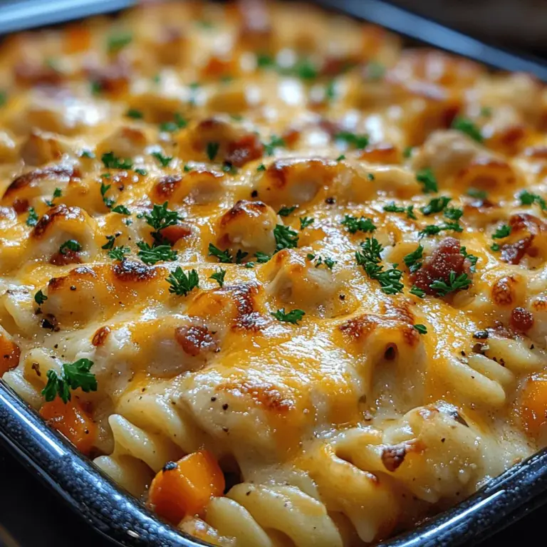 If you're searching for a delicious, family-friendly meal that delivers on both flavor and convenience, look no further than the Creamy Chicken Bacon Ranch Bliss Casserole. This dish perfectly embodies the essence of comfort food, combining tender chicken, crispy bacon, creamy ranch dressing, and a bounty of melty cheese all baked into one delightful casserole. It's the kind of meal that warms hearts and satisfies appetites, making it a favorite among busy families and home cooks alike.