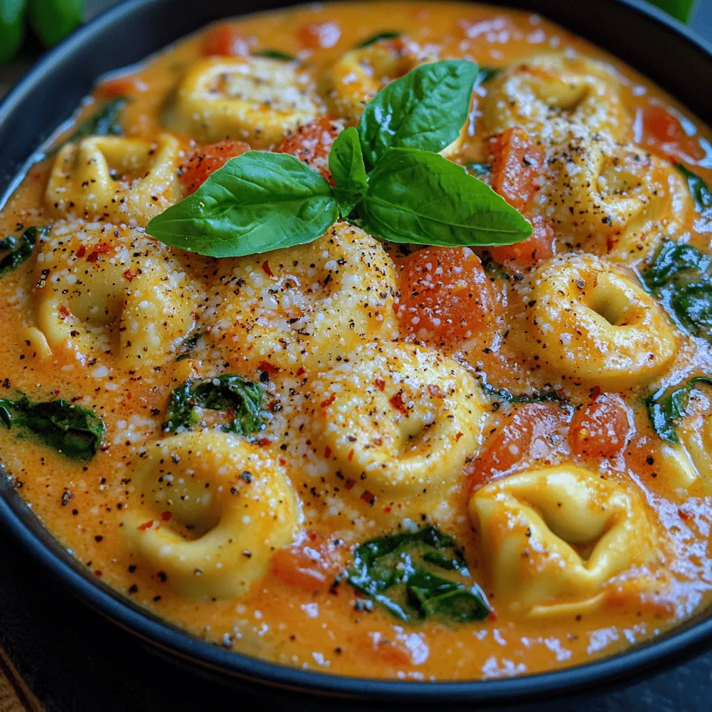 If you’re in search of a dish that combines comfort, flavor, and nutritional benefits, look no further than creamy tomato spinach tortellini. This delightful recipe brings together the rich, savory taste of cheese-filled tortellini with a luscious creamy tomato sauce, perfectly complemented by fresh spinach. As a one-pot wonder, it’s not only satisfying but also easy to prepare, making it an ideal choice for weeknight dinners, family gatherings, or even special occasions.