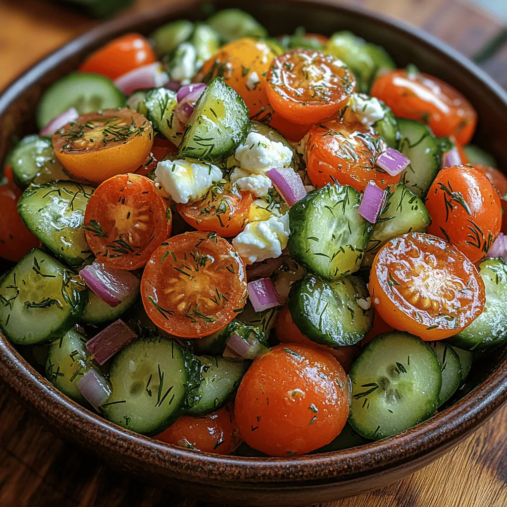 In a world where culinary trends come and go, few dishes maintain their timeless appeal quite like a fresh salad. The Zesty Lemon Cucumber Feta Salad is a perfect example of this, combining vibrant flavors and refreshing ingredients to create a dish that's both simple and sophisticated. Whether you’re hosting a summer gathering, enjoying a light lunch, or looking for the ideal side dish to complement your main course, this salad checks all the boxes. Its bright colors, zesty flavors, and crisp textures make it an inviting addition to any meal.