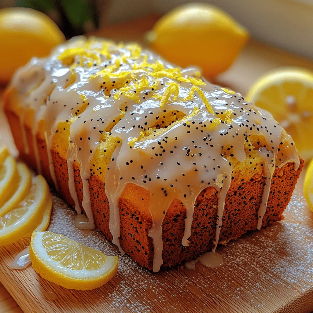 To create the perfect Luscious Lemon Poppy Seed Loaf, it’s important to understand the role of each ingredient. Each component contributes not only to the flavor but also to the texture and overall success of the loaf. Let’s delve into the key ingredients that make this lemon loaf so special.