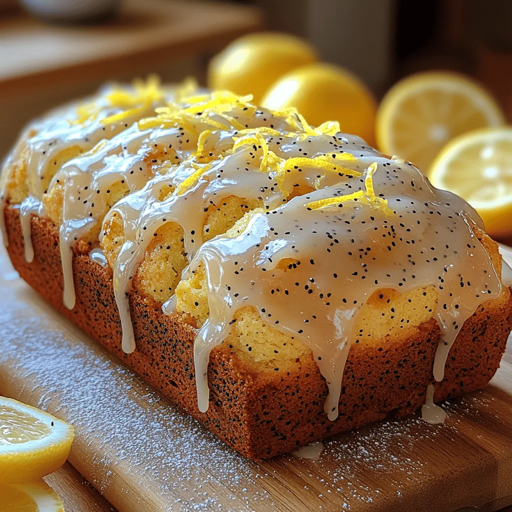 To create the perfect Luscious Lemon Poppy Seed Loaf, it’s important to understand the role of each ingredient. Each component contributes not only to the flavor but also to the texture and overall success of the loaf. Let’s delve into the key ingredients that make this lemon loaf so special.
