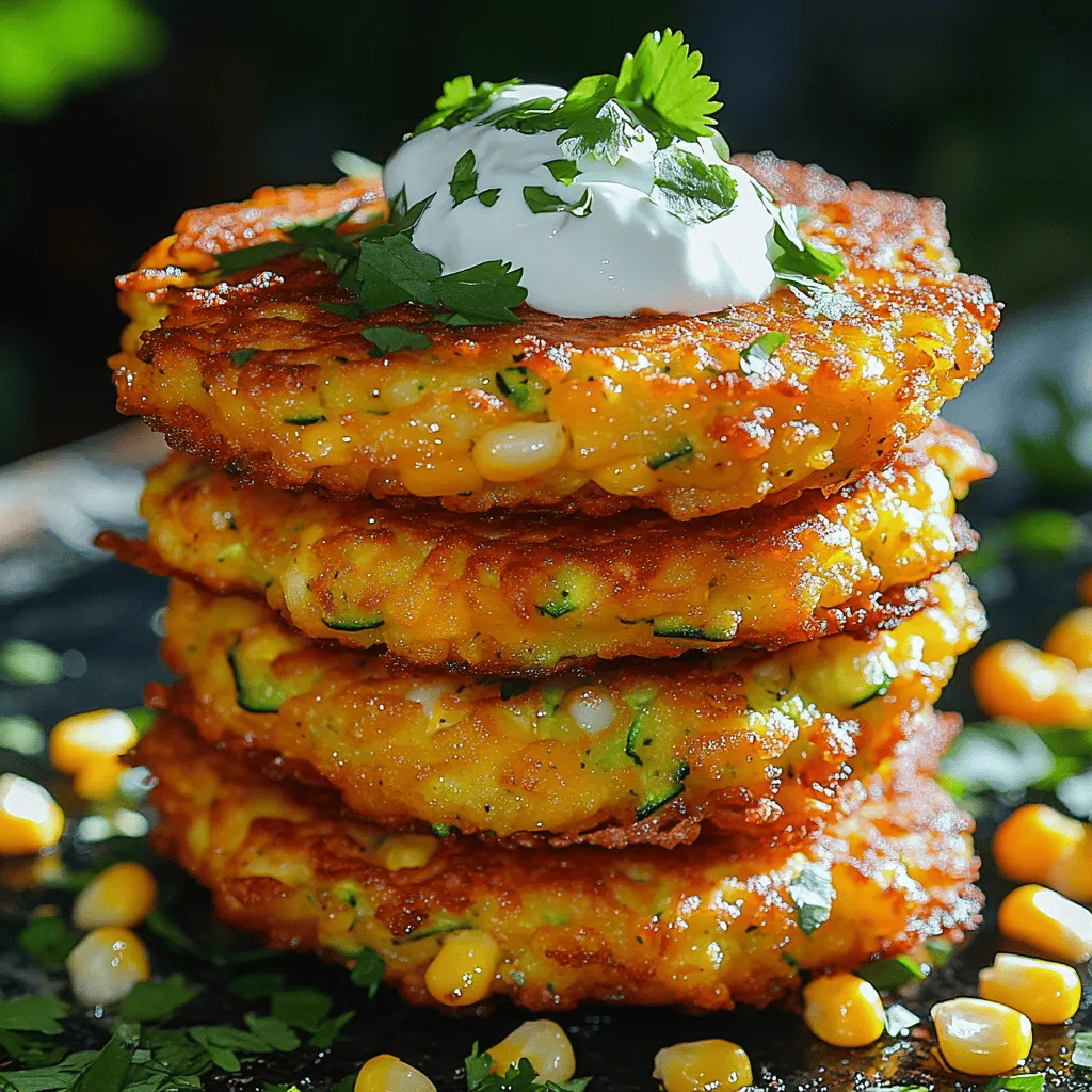 Fritters are a beloved culinary creation, celebrated across cultures for their versatility and delightful flavors. These crispy delights can range from sweet to savory, serving as snacks, appetizers, or even main courses. Among the wide variety of fritters, zucchini and corn fritters stand out for their fresh ingredients and vibrant taste. The combination of tender zucchini and sweet corn creates a dish that is not only delicious but also visually appealing, making it perfect for any occasion.