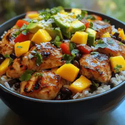 If you're searching for a vibrant and nutritious meal that can whisk you away to a tropical paradise, the Tropical Chicken Rice Bowl is just what you need. This delightful dish not only bursts with flavors reminiscent of sun-drenched beaches but also incorporates wholesome ingredients that nourish your body. The Tropical Chicken Rice Bowl is a perfect fusion of sweet and savory, combining juicy chicken with refreshing fruits and veggies, all served over a fluffy bed of jasmine rice.