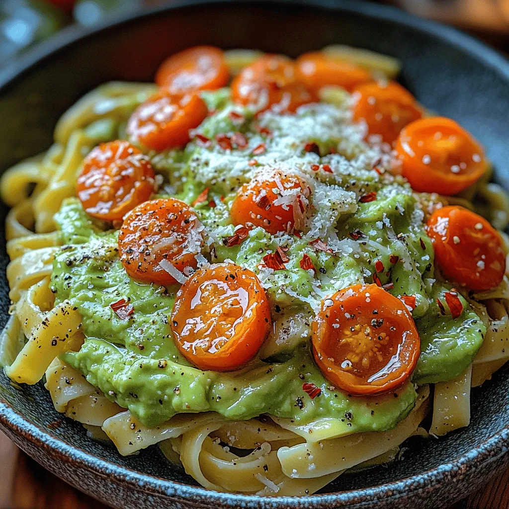 In recent years, creamy tomato avocado pasta has captured the hearts and taste buds of food enthusiasts everywhere. This dish is not just visually stunning with its vibrant colors, but it also boasts a unique blend of flavors that make it a must-try for any pasta lover. The combination of ripe avocados and sweet cherry tomatoes creates a rich, velvety sauce that clings perfectly to your choice of pasta. As we seek healthier alternatives in our diets, avocado-based sauces have surged in popularity, offering a deliciously creamy texture without the added calories of traditional dairy.