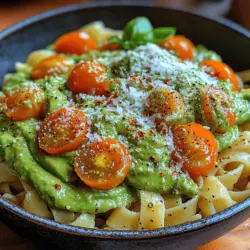 In recent years, creamy tomato avocado pasta has captured the hearts and taste buds of food enthusiasts everywhere. This dish is not just visually stunning with its vibrant colors, but it also boasts a unique blend of flavors that make it a must-try for any pasta lover. The combination of ripe avocados and sweet cherry tomatoes creates a rich, velvety sauce that clings perfectly to your choice of pasta. As we seek healthier alternatives in our diets, avocado-based sauces have surged in popularity, offering a deliciously creamy texture without the added calories of traditional dairy.