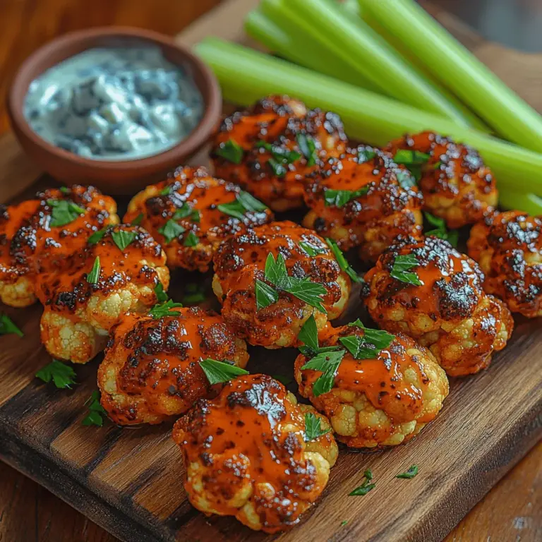 In today's health-conscious world, the appetite for healthy snacking is on the rise. Many individuals are turning to plant-based alternatives that not only satisfy cravings but also offer nutritional benefits. One such ingredient that has taken the culinary scene by storm is cauliflower. This versatile vegetable serves as an excellent foundation for a variety of dishes, ranging from hearty mains to savory snacks. Among its many transformations, one of the most beloved is the Fiery Buffalo Cauliflower Bites—a deliciously spicy, vegan twist on the classic buffalo wings that are perfect for gatherings, game days, or simply as a satisfying snack.