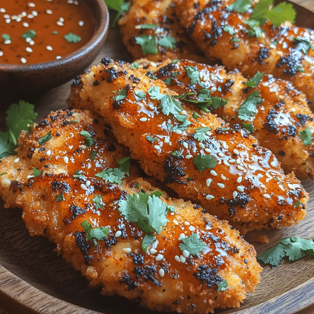 Sweet Chili Chicken Tenders are a delightful fusion of crispy goodness and a tantalizing sweet-spicy flavor that can elevate any meal or gathering. Whether you're looking for a fun snack, a crowd-pleasing appetizer, or a main dish that pairs perfectly with rice or salad, these chicken tenders are sure to impress. The crispy texture, combined with the unique flavor profile of sweet chili sauce, creates a dish that is not only delicious but also incredibly versatile.