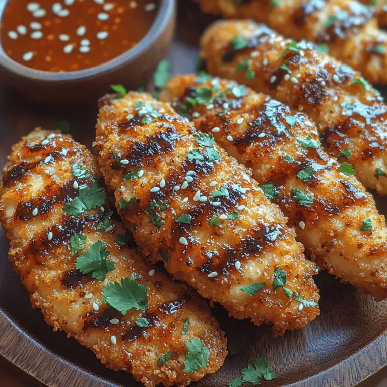 Sweet Chili Chicken Tenders are a delightful fusion of crispy goodness and a tantalizing sweet-spicy flavor that can elevate any meal or gathering. Whether you're looking for a fun snack, a crowd-pleasing appetizer, or a main dish that pairs perfectly with rice or salad, these chicken tenders are sure to impress. The crispy texture, combined with the unique flavor profile of sweet chili sauce, creates a dish that is not only delicious but also incredibly versatile.