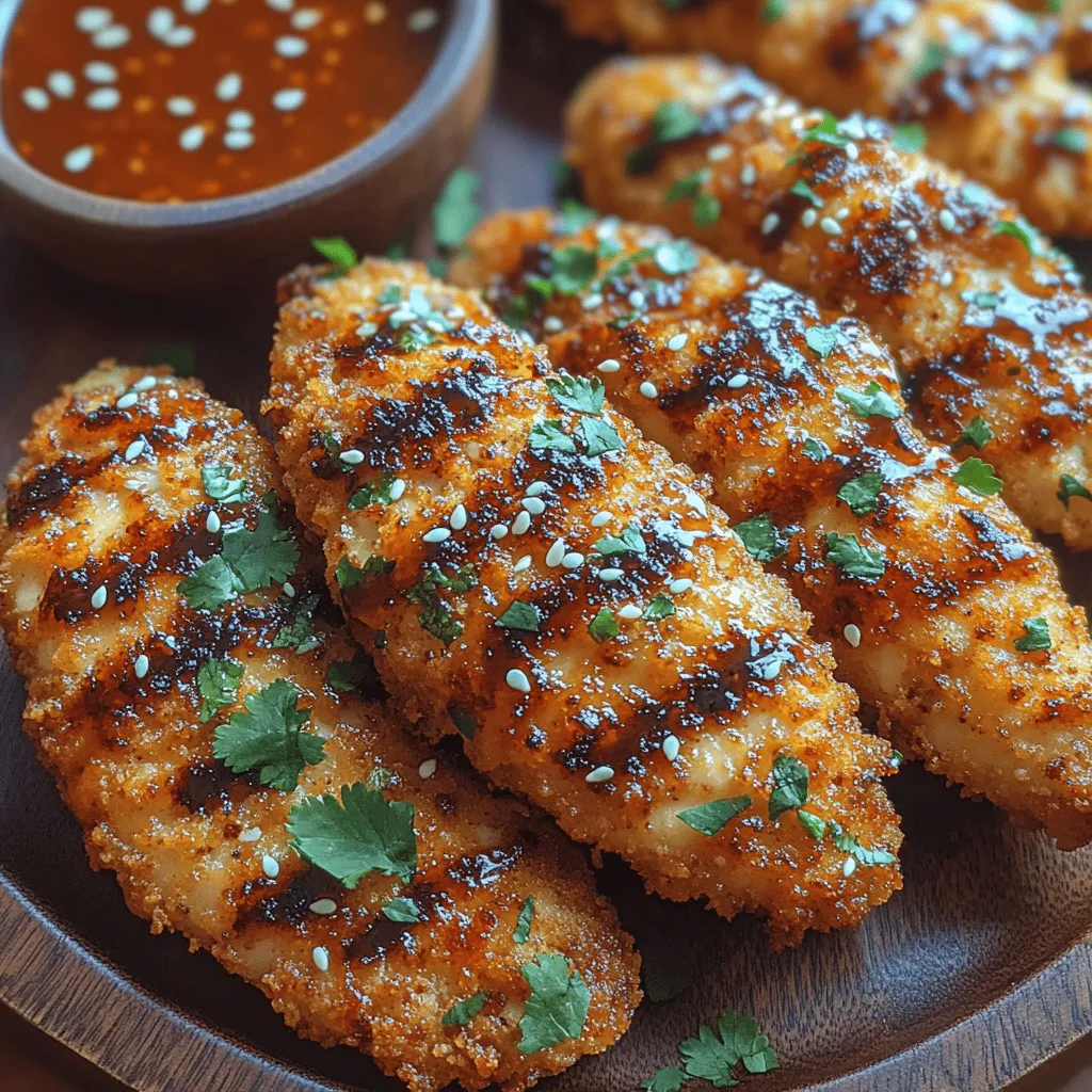 Sweet Chili Chicken Tenders are a delightful fusion of crispy goodness and a tantalizing sweet-spicy flavor that can elevate any meal or gathering. Whether you're looking for a fun snack, a crowd-pleasing appetizer, or a main dish that pairs perfectly with rice or salad, these chicken tenders are sure to impress. The crispy texture, combined with the unique flavor profile of sweet chili sauce, creates a dish that is not only delicious but also incredibly versatile.