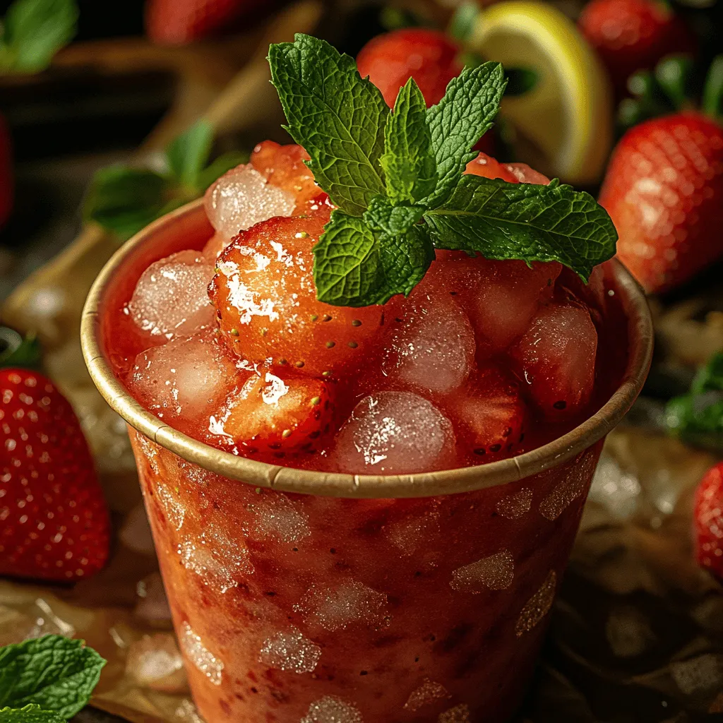 As the sun shines brighter and the temperatures rise, the craving for refreshing beverages becomes almost irresistible. Slush drinks, with their icy textures and vibrant flavors, have long been a summertime favorite. From beach outings to backyard barbecues, these frozen delights provide a perfect way to cool down and enjoy the season. Among the myriad of slush options, the Sparkling Strawberry Slush Cups stand out as an enticing and delightful treat that captures the essence of summer in every sip.