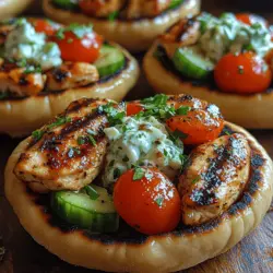 Greek cuisine has captured the hearts and palates of food enthusiasts around the globe, thanks to its vibrant flavors, fresh ingredients, and emphasis on health. Renowned for its balanced use of vegetables, lean proteins, and healthy fats, Greek food is not just a culinary delight, but also a beacon of nutritious eating. Among the many delicious offerings of this Mediterranean diet, Mini Greek Chicken Pita Pockets stand out as a delectable option that is both satisfying and wholesome.