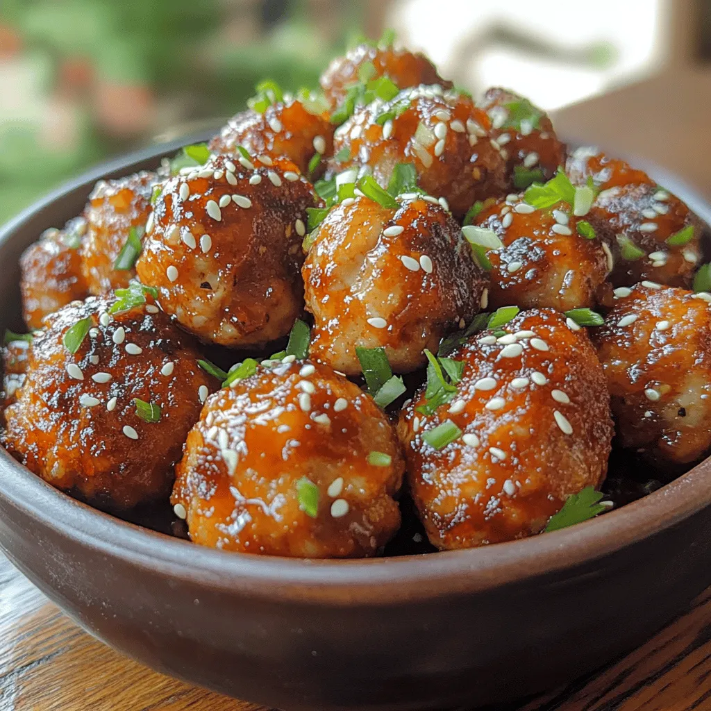 If you’re looking for a dish that packs a flavorful punch while catering to a variety of palates, look no further than Firecracker Chicken Meatballs. These deliciously spicy bites are not only a feast for the taste buds but also a versatile addition to your culinary repertoire. Whether you're preparing appetizers for a gathering, crafting party snacks, or serving a zesty main course, these meatballs can fit seamlessly into any occasion.