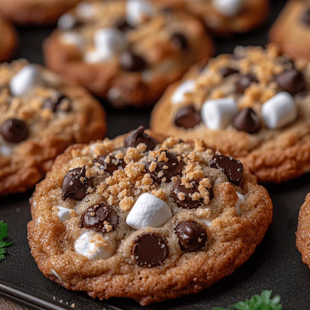 Welcome to the delightful world of baking, where flavors unite to create mouthwatering treats that bring joy to every occasion. Today, we invite you to embark on a sweet adventure with our S’mores Chocolate Chip Cookies—an incredible fusion of two beloved desserts that will surely become a favorite in your household. Imagine the gooeyness of melted chocolate, the chewiness of marshmallows, and the satisfying crunch of graham crackers, all wrapped up in a warm, freshly baked cookie. Perfectly suited for casual gatherings, cozy nights in, or even as a special surprise for loved ones, these cookies capture the essence of summer campfires and childhood nostalgia, all while being easy to make in your kitchen.