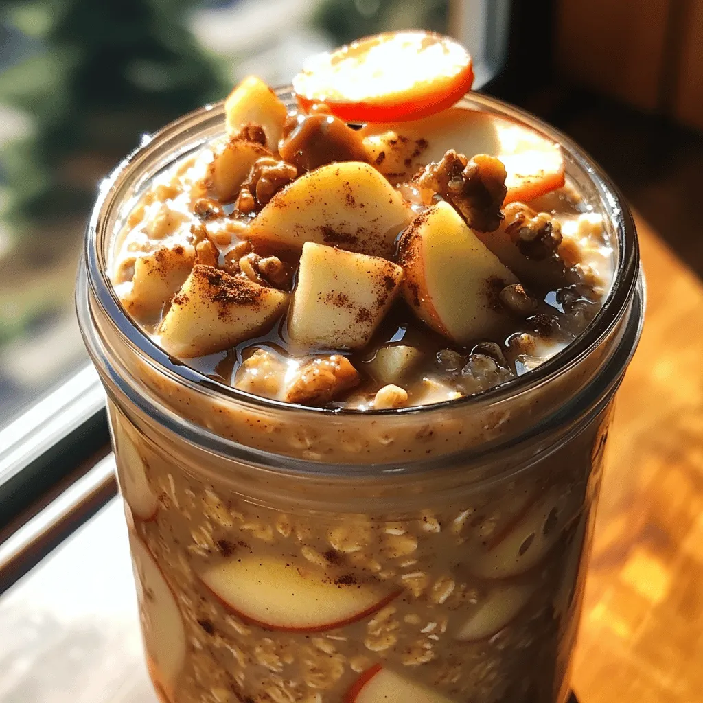 In the quest for a healthy yet delicious breakfast, the culinary world has embraced a delightful creation: overnight oats. Among the various flavor combinations, Apple Pie Overnight Oats stand out not just for their taste but also for their comforting aroma that evokes memories of homemade desserts. This recipe is a perfect blend of wholesome ingredients, combining the rich flavors of warm spices and sweet apples with the nutritional goodness of oats. Whether you're looking to start your day on a healthy note or seeking a satisfying meal prep option, this dish is sure to impress.