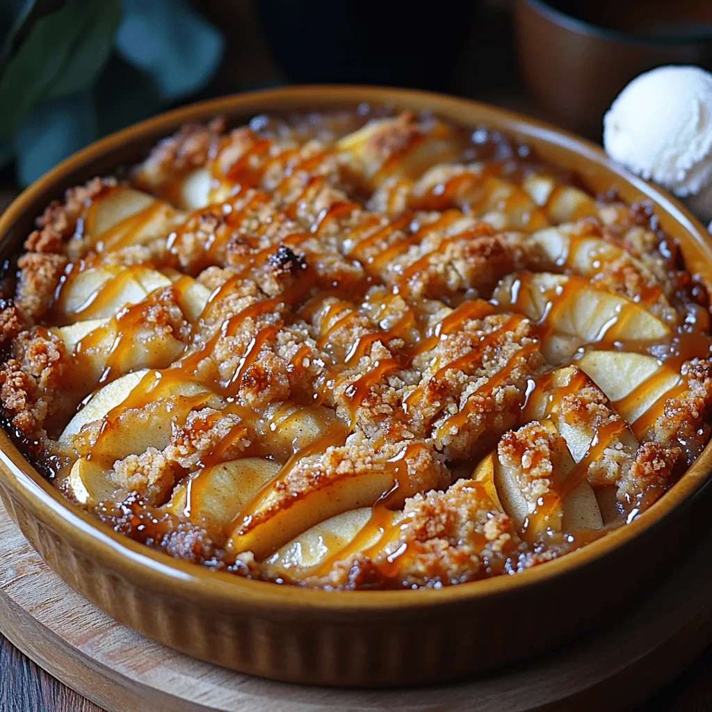 As the leaves begin to change and the air turns crisp, there's nothing quite as comforting as a warm dessert that embodies the essence of fall. Enter the Heavenly Salted Caramel Apple Crumble, a divine treat that perfectly marries the tartness of fresh apples with the rich, buttery flavor of salted caramel. Whether you’re hosting a family gathering, enjoying a cozy evening at home, or simply craving something sweet, this crumble is sure to impress. With its golden, crunchy topping and luscious apple filling, it’s an ideal centerpiece for any dessert table, capturing the flavors of autumn in every bite.