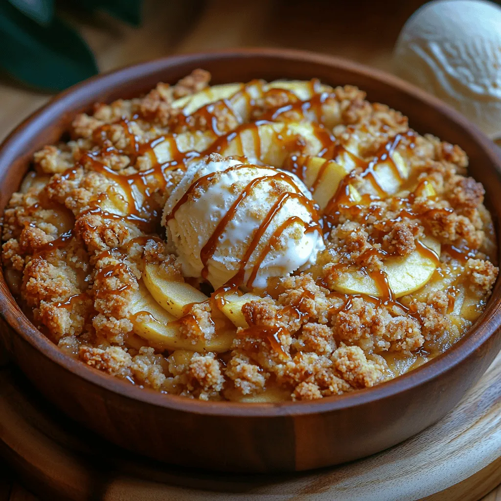 As the leaves begin to change and the air turns crisp, there's nothing quite as comforting as a warm dessert that embodies the essence of fall. Enter the Heavenly Salted Caramel Apple Crumble, a divine treat that perfectly marries the tartness of fresh apples with the rich, buttery flavor of salted caramel. Whether you’re hosting a family gathering, enjoying a cozy evening at home, or simply craving something sweet, this crumble is sure to impress. With its golden, crunchy topping and luscious apple filling, it’s an ideal centerpiece for any dessert table, capturing the flavors of autumn in every bite.