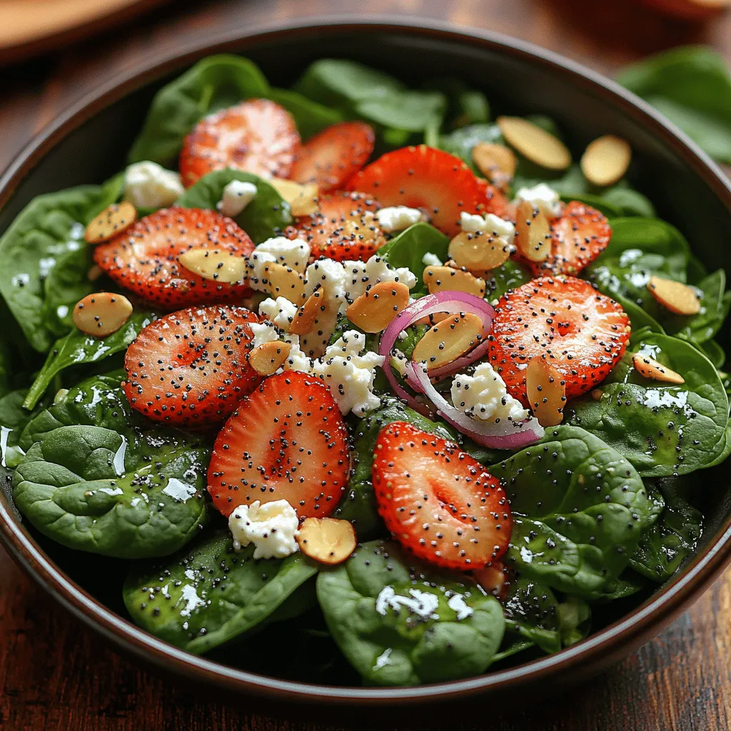 As the seasons change and warmer weather approaches, there's nothing quite like the refreshing crunch of a well-made salad. Salads play a vital role in maintaining a balanced diet, particularly during the summer months when fresh produce is at its peak. They offer a versatile canvas for nutrition, allowing for an array of flavors, textures, and colors that can delight the senses. One standout dish that encapsulates the essence of summer is the Spinach Strawberry Poppyseed Delight. This vibrant salad is not only visually appealing but also perfectly balances taste and health.