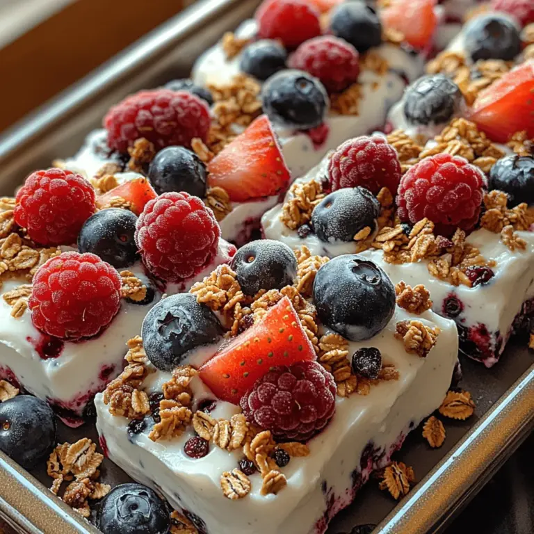 As summer approaches, the quest for refreshing and healthy treats becomes a delightful priority. Enter Berrylicious Frozen Yogurt Bark—a vibrant, easy-to-make snack that combines the creamy goodness of yogurt with the natural sweetness of berries. This recipe offers a perfect balance of flavor, nutrition, and visual appeal, making it an ideal choice for both kids and adults alike. Whether enjoyed as a post-workout snack, a midday pick-me-up, or a guilt-free dessert, this frozen delight is sure to become a staple in your summer repertoire.