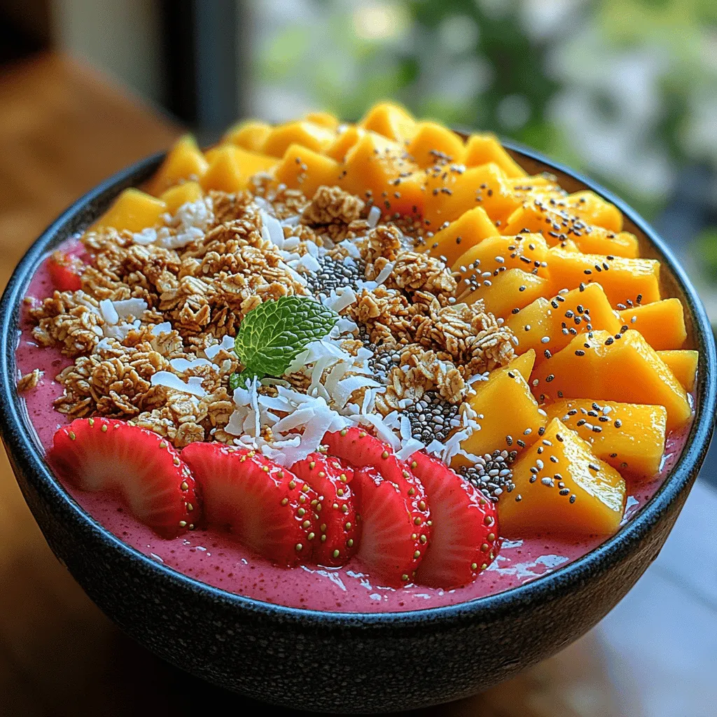 Before we delve into the specifics of crafting your Tropical Sunrise Strawberry Mango Smoothie Bowl, let’s take a moment to understand the phenomenon of smoothie bowls.
