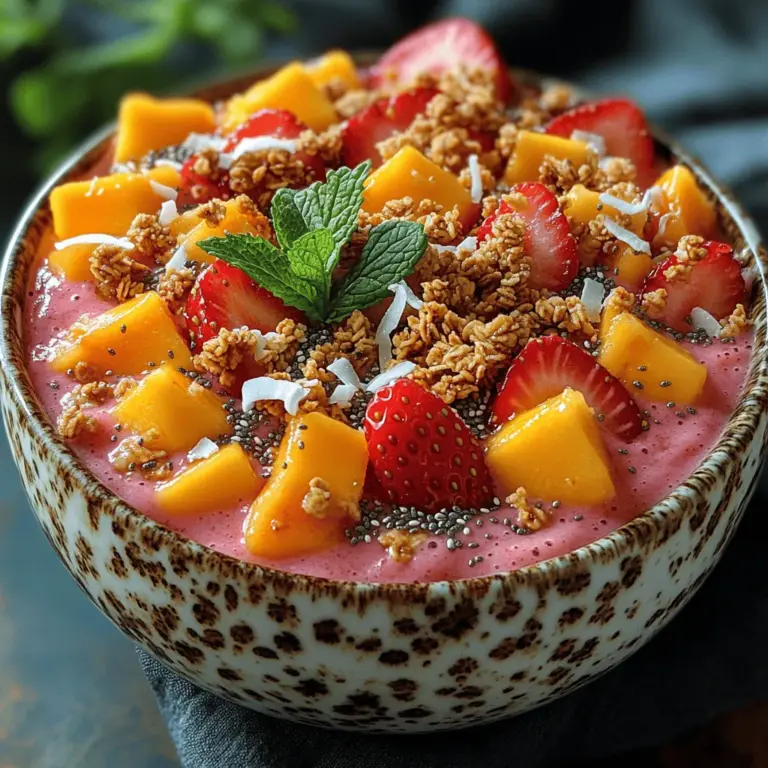 Before we delve into the specifics of crafting your Tropical Sunrise Strawberry Mango Smoothie Bowl, let’s take a moment to understand the phenomenon of smoothie bowls.
