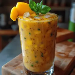 Smoothies have rapidly become a go-to choice for health enthusiasts and busy individuals alike, offering a quick, nutritious, and delicious way to incorporate fruits and vegetables into our diets. They are incredibly versatile, allowing for endless combinations that cater to a variety of tastes and dietary needs. In this article, we will explore the Tropical Delight Mango Basil Smoothie, a refreshing blend that captures the essence of tropical flavors while providing numerous health benefits.