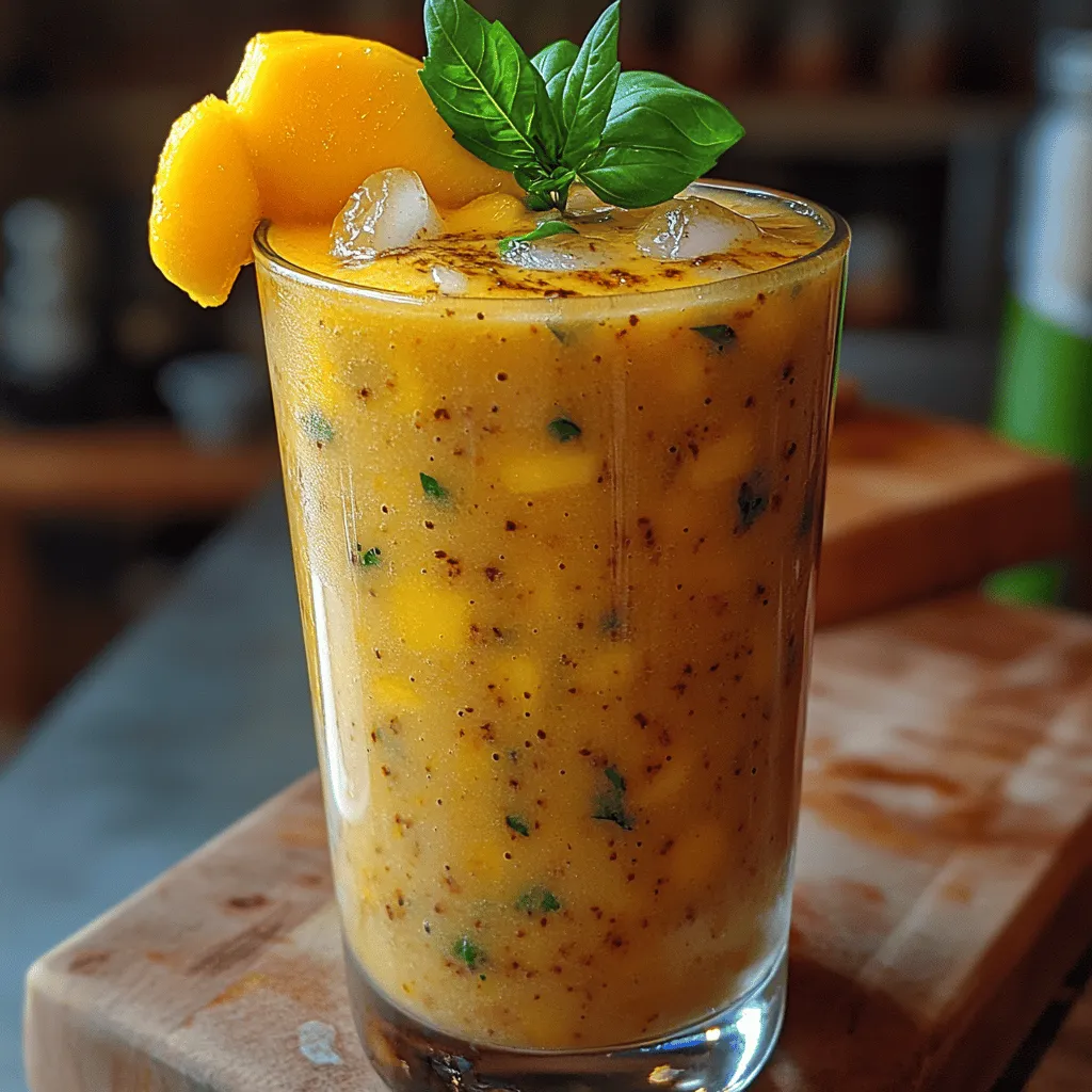 Smoothies have rapidly become a go-to choice for health enthusiasts and busy individuals alike, offering a quick, nutritious, and delicious way to incorporate fruits and vegetables into our diets. They are incredibly versatile, allowing for endless combinations that cater to a variety of tastes and dietary needs. In this article, we will explore the Tropical Delight Mango Basil Smoothie, a refreshing blend that captures the essence of tropical flavors while providing numerous health benefits.