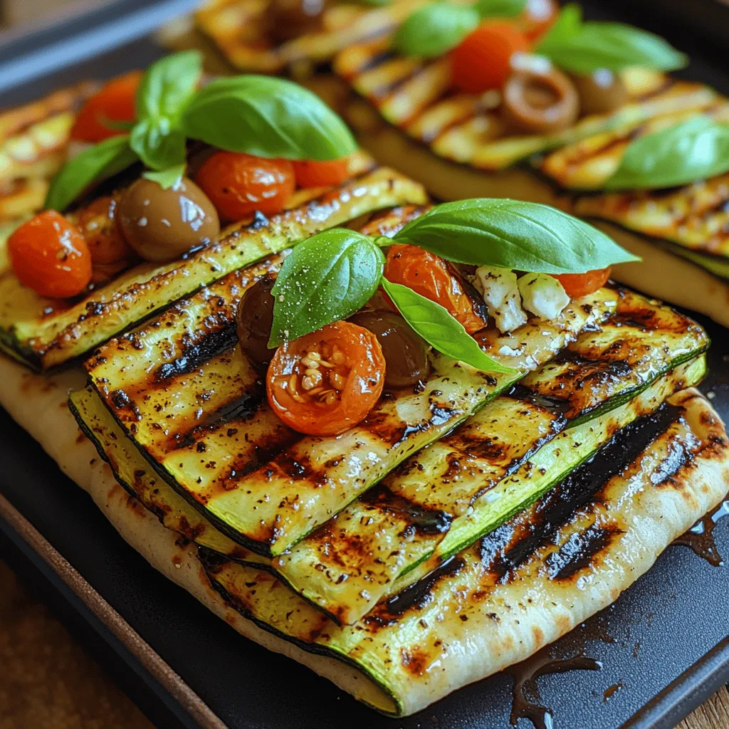 Grilled Zucchini Feta Foldovers are a delightful culinary creation that appeals to both the eyes and the palate. These foldovers combine the smoky flavor of grilled zucchini with the creamy, tangy kick of feta cheese, resulting in a dish that is not only delicious but also visually appealing. Perfect for a summer barbecue, a light lunch, or even a side dish for dinner, they embody the essence of Mediterranean cuisine. The vibrant colors and fresh ingredients make these foldovers an enticing option that can please any crowd.