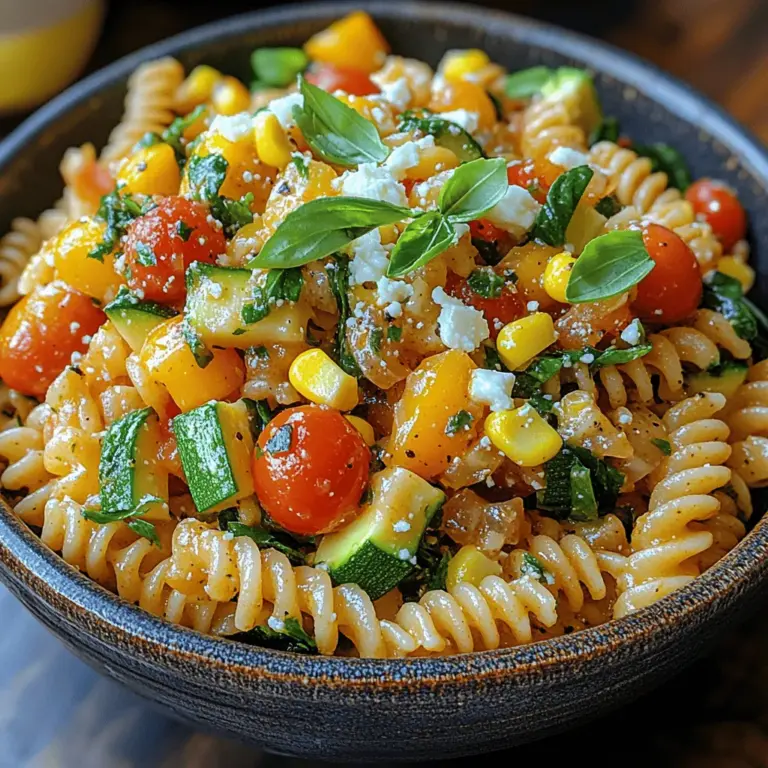 As summer unfolds, so does the vibrant bounty of fresh produce from gardens and farmers' markets. One dish that epitomizes this seasonal abundance is the Summer Garden Pasta Toss. This delightful recipe showcases a medley of colorful vegetables, fresh herbs, and light pasta, resulting in a dish that is not only visually appealing but also bursting with flavor and nutrition. It's a celebration of summer's best offerings, making it a perfect choice for any gathering, picnic, or simple family dinner.