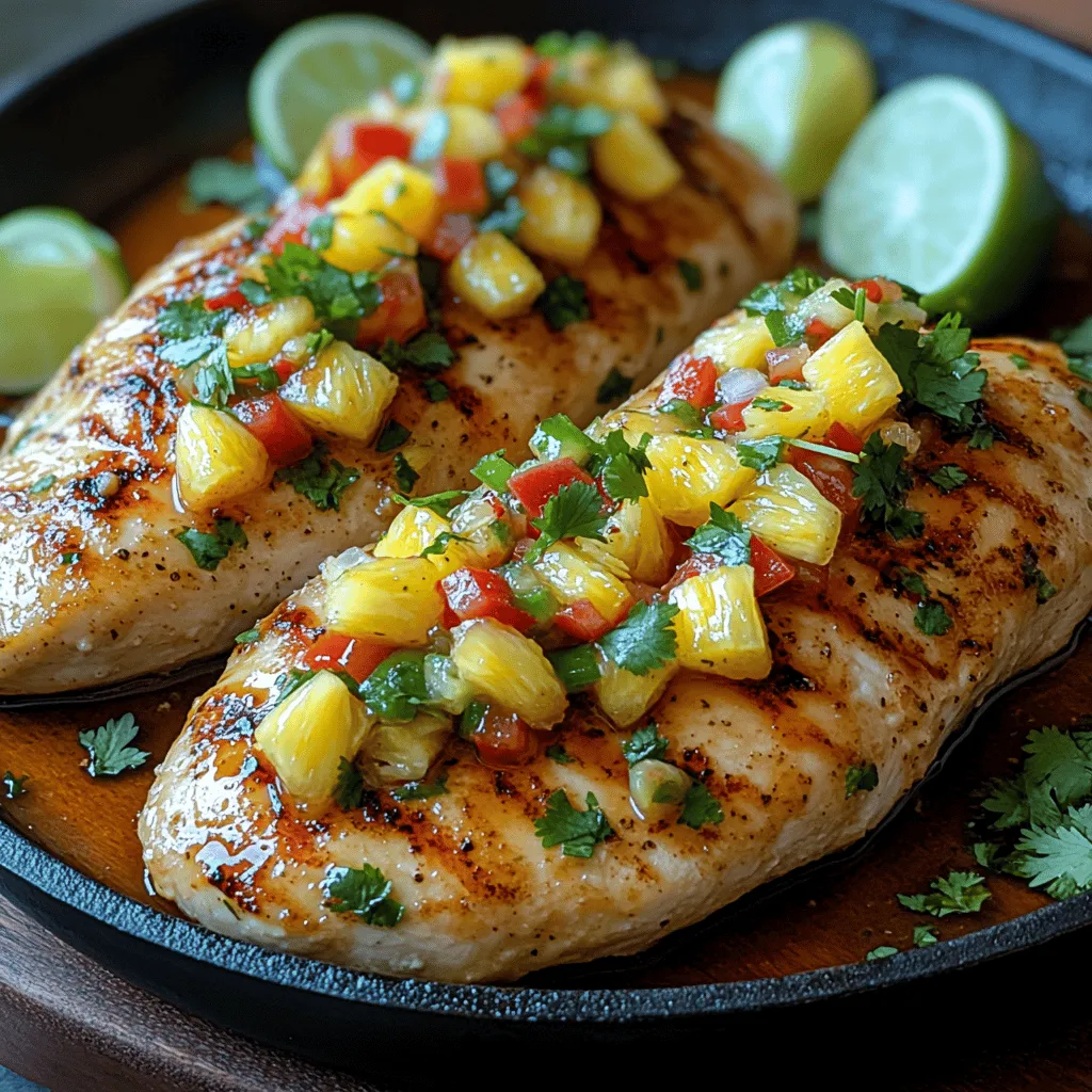 If you're looking to transport your taste buds to a sun-soaked beach paradise, look no further than Tropical Paradise Pineapple Salsa Chicken. This vibrant dish combines the savory goodness of tender chicken breasts with the sweetness of fresh pineapple and a medley of colorful vegetables, creating a symphony of flavors that will leave you craving more. The harmony between sweet and savory is not only a treat for the palate but also a feast for the eyes, thanks to the bright colors of the ingredients.