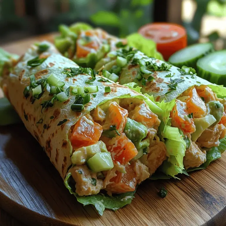 In today’s fast-paced world, the demand for healthy, quick meals is on the rise. Many people are seeking nutritious options that not only satisfy their hunger but also fuel their bodies with essential nutrients. Enter the Avocado Tuna Salad Wraps—a delightful and nutritious dish that perfectly fits the bill. Combining the creamy goodness of avocado with the protein-packed benefits of tuna, this recipe is both satisfying and full of flavor, making it ideal for lunch or a light dinner.