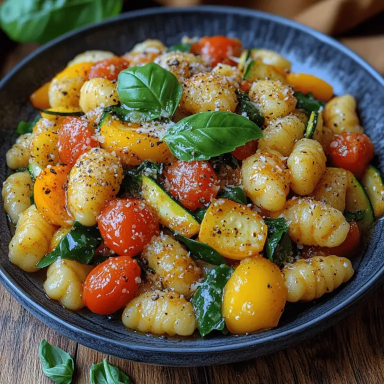 As the sun shines brightly and summer unfolds its vibrant palette, there's no better way to celebrate the season than with a fresh, colorful dish that embodies the essence of warm weather. Enter Sunshine Summer Veggie Gnocchi—a delightful, easy-to-make meal that brings together the comforting texture of gnocchi with a medley of seasonal vegetables. This dish is not only visually appealing but also a true celebration of summer's bounty, making it a staple for family dinners, picnics, or casual get-togethers with friends.