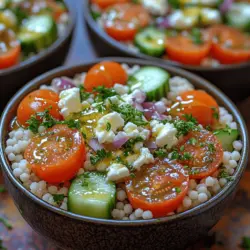 In the realm of healthy eating, Herbed Lemon Couscous Bowls stand out as a refreshingly vibrant dish that is both nutritious and versatile. Perfect for lunch or dinner, this delightful bowl combines the quick-cooking grain of couscous with the bright, zesty flavors of lemon and fresh herbs, making it an ideal choice for anyone looking to elevate their meal. Whether you’re a busy professional seeking a nutritious meal prep option or a home cook wanting to impress your family with minimal fuss, this dish checks all the boxes.