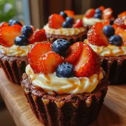 In the world of desserts, mini treats have taken the culinary stage by storm. Their bite-sized appeal makes them perfect for parties, gatherings, or simply a cozy night in. Mini desserts not only offer a variety of flavors but also allow you to indulge without feeling overly stuffed. Among the myriad of options, Decadent Mini Cheesecake Brownie Cups stand out as an exceptional choice, marrying the rich, fudgy texture of brownies with the creamy, luscious nature of cheesecake.