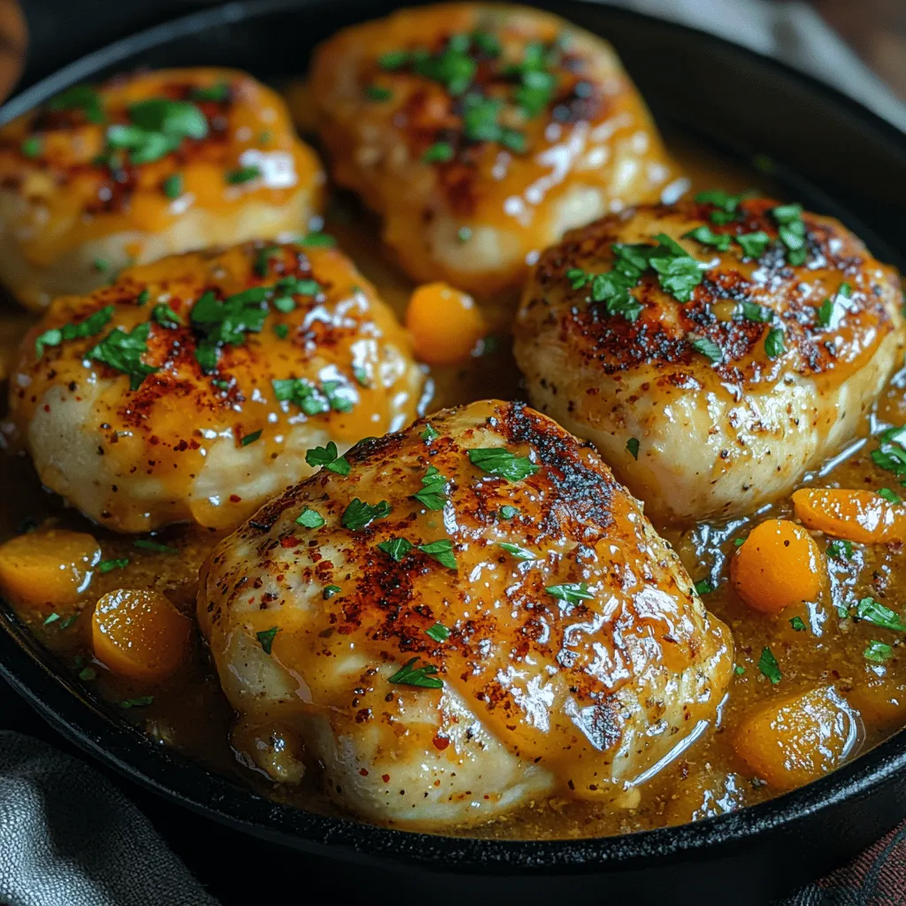 Delve into the delightful world of flavors with our Apricot Glazed Baked Chicken. This dish masterfully combines the sweetness of apricot preserves with savory ingredients, creating a succulent chicken meal that's perfect for any occasion. Whether you're hosting a dinner party or simply preparing a weeknight dinner, this recipe is both easy to follow and impressive in presentation. The shiny, golden glaze not only adds a touch of elegance to the dish but also envelops each piece of chicken in a luscious coating that tantalizes your taste buds. In this article, we will explore the ingredients, preparation steps, and the culinary magic behind this dish, ensuring you have all the information you need to create a mouthwatering experience for yourself and your loved ones.