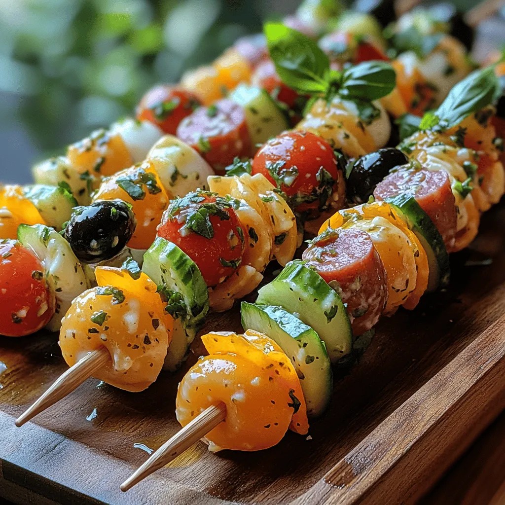 Explore the delightful world of Italian cuisine with a fresh and fun twist on a classic favorite: Italian Pasta Salad Skewers. This vibrant dish combines the beloved flavors of traditional pasta salad into a portable format, making it perfect for gatherings, picnics, or casual family dinners. The beauty of Italian Pasta Salad Skewers lies in their adaptability; they can be customized to suit various tastes and dietary preferences, ensuring that everyone can enjoy this dish. In this article, we will delve into the recipe, discuss its origins, and highlight the health benefits of the ingredients used, ensuring you have everything you need to create these delicious skewers in your own kitchen.