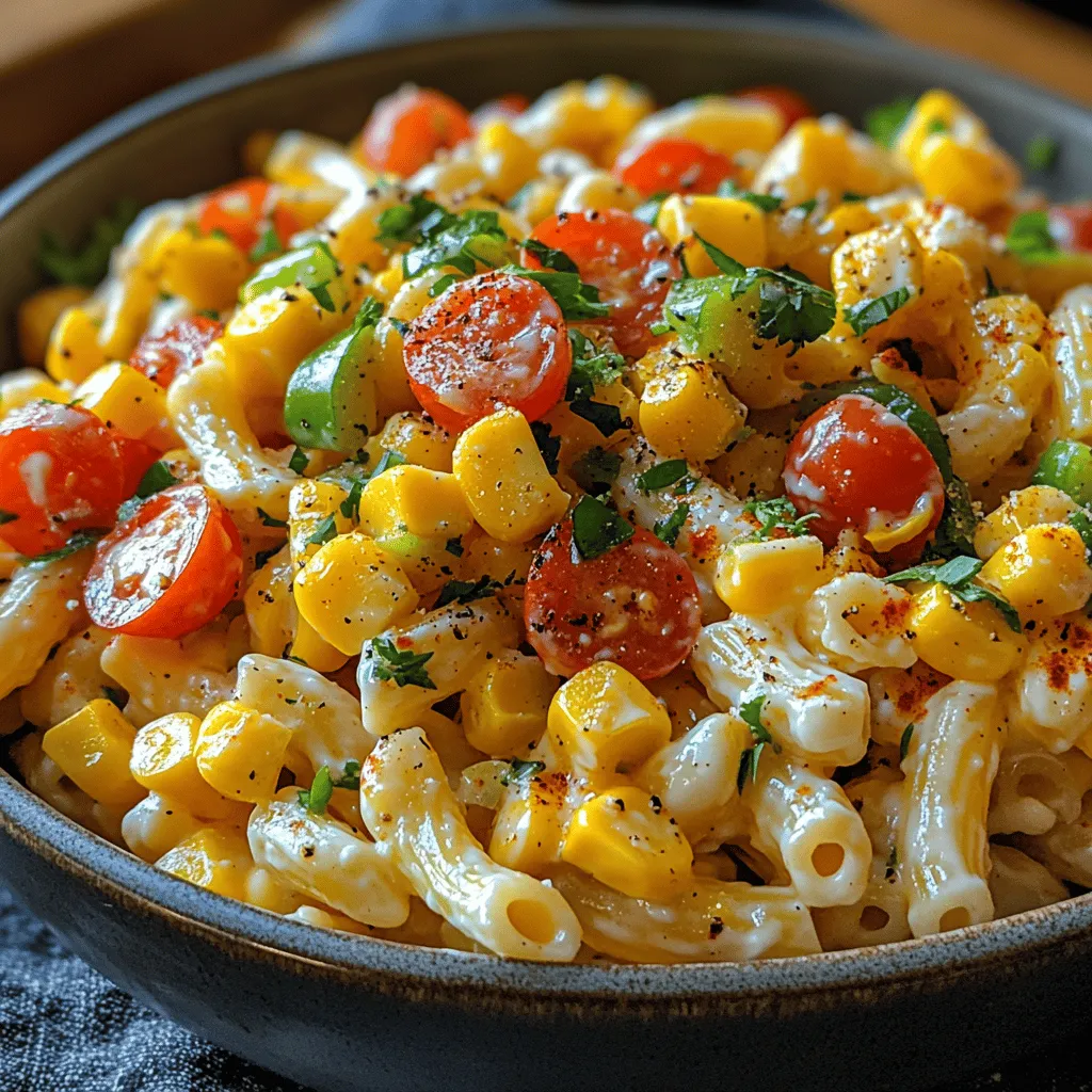 The appeal of Sunny Sweet Corn Macaroni Salad lies in its vibrant ingredients that evoke the essence of summer. Fresh vegetables such as bell peppers, celery, and red onions add a satisfying crunch, while sweet corn infuses the dish with natural sweetness. The balance of flavors—from the crispness of the vegetables to the rich creaminess of the dressing—creates a harmonious blend that delights the palate.