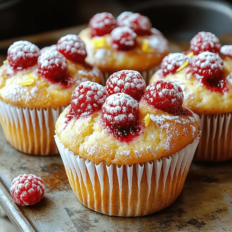 The delightful combination of zesty lemon and luscious raspberry creates a symphony of flavors that tantalizes the taste buds in every bite. These Zesty Lemon Raspberry Muffins are not only a feast for the palate but also a feast for the eyes, with their vibrant colors and inviting aroma. Whether you are seeking a refreshing breakfast option, a light snack, or a sweet treat for dessert, these muffins fit the bill perfectly.