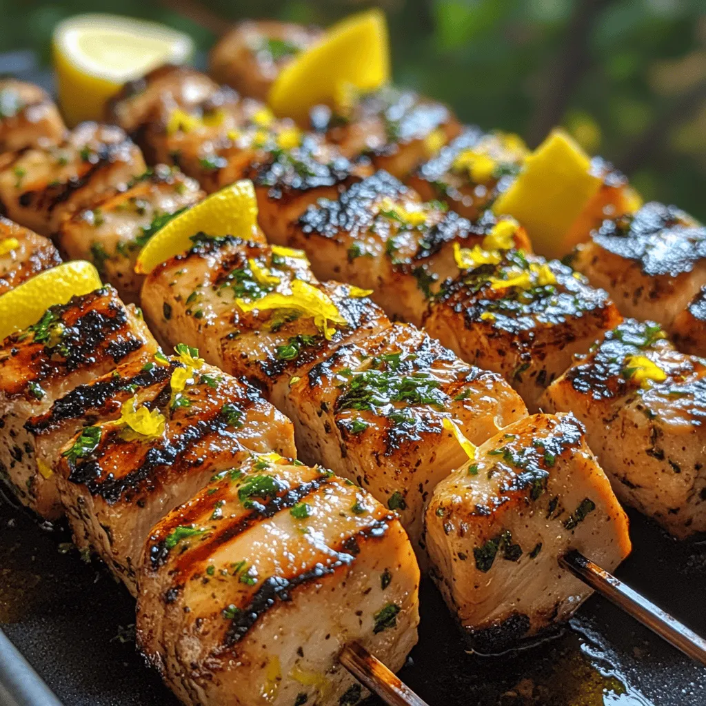 When it comes to vibrant, flavorful dishes that are both healthy and easy to prepare, Zesty Lemon Herb Chicken Skewers stand out as a top choice. These skewers are not only delicious but are also a visually appealing option for any gathering, whether it’s a casual family dinner or a lively backyard barbecue. The combination of tender chicken marinated in zesty lemon and fresh herbs provides a culinary experience that tantalizes the taste buds while keeping things light and nutritious.