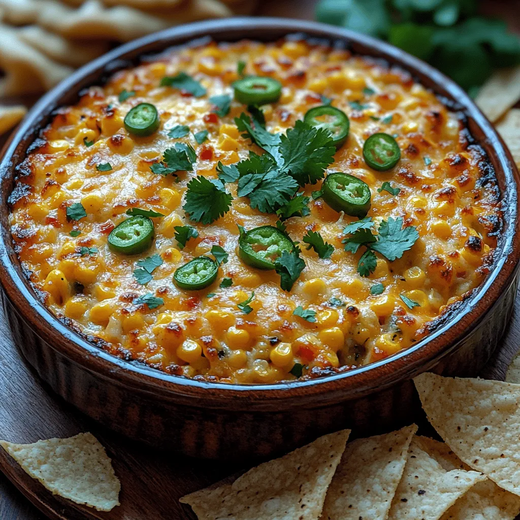 If you're on the hunt for a crowd-pleasing appetizer that packs a punch, look no further than Fiery Roasted Corn and Jalapeño Dip. This delightful dip combines the sweetness of fresh corn with the fiery kick of jalapeños, creating a flavor explosion that is sure to excite your taste buds. Creamy, savory, and just the right amount of spicy, this dip is perfect for gatherings, parties, or simply as a cozy snack while you unwind at home.