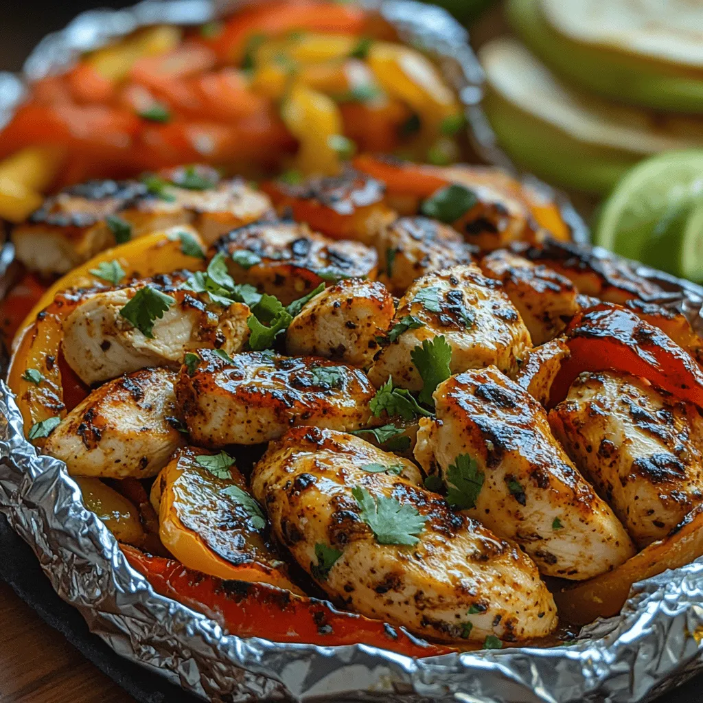 In the fast-paced world we live in, meal preparation can often feel like a daunting task. Enter foil pack meals – a convenient and delicious solution to the nightly dinner dilemma. Sizzling Baked Chicken Fajita Foil Packs are not only easy to prepare but also packed with vibrant flavors that delight the palate. This recipe is perfect for busy weeknights, family gatherings, or meal prep sessions, allowing you to whip up a wholesome meal without spending hours in the kitchen. The combination of tender chicken, colorful bell peppers, and zesty seasonings creates a mouthwatering experience that appeals to all ages.