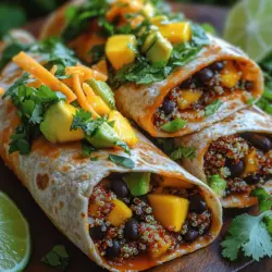In the world of culinary delights, few dishes offer the vibrant combination of flavors and textures quite like Chili Mango Crunch Wraps. These wraps are not just a meal; they are an experience filled with a medley of nutritious ingredients that come together to create a deliciously satisfying dish. Imagine biting into a wrap that is bursting with the tropical sweetness of ripe mango, the heartiness of protein-packed quinoa, and the crunch of crispy tortilla strips. This dish is perfect for lunch, dinner, or even a light snack, making it a versatile addition to any meal plan.