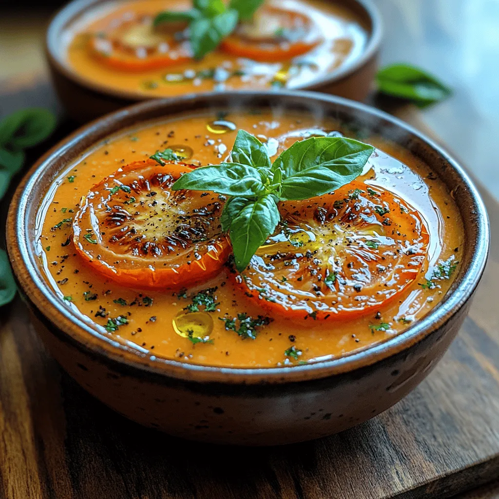 In the world of comfort food, few dishes evoke the warmth and coziness of a bowl of homemade tomato soup. This oven-roasted garlic tomato soup recipe elevates the classic dish with the rich flavors of roasted tomatoes and garlic, creating a delectable experience that is both nourishing and satisfying. Perfect for chilly evenings or as a delightful starter for gatherings, this recipe combines simple ingredients to produce a soul-warming bowl of goodness.