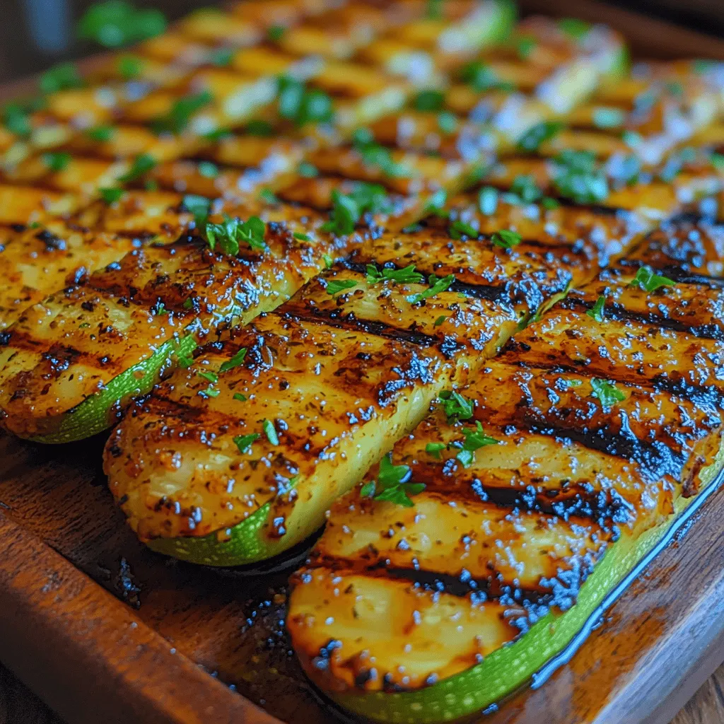 Grilled zucchini has become a beloved staple in many kitchens, celebrated not only for its vibrant flavor but also for its incredible versatility. This simple yet delightful dish can serve as a side for your summer barbecues, a light lunch, or even as a topping for salads and grain bowls. One of the standout features of grilled zucchini is the ability to infuse it with a variety of flavors, and our zesty garlic herb marinade elevates this dish to a whole new level.